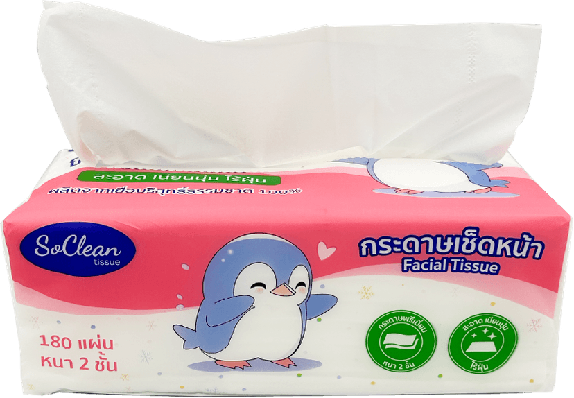 SoClean Facial Tissue Package